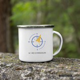 CT Emailletasse - weiß - NORD Gymnasium Potsdam - Logo bunt