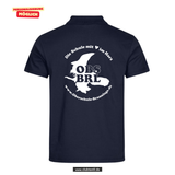 Clique BASIC Polo - Herren -dark navy - Druck beidseitig - Oberschule Braunlage