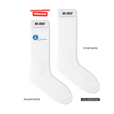 CT Tennissocken - weiß/weiß/blau - Logo - St. Ursula Realschule Dorsten