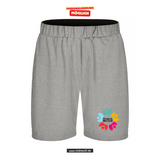 Clique BASIC Active Short - Kinder - grau meliert - Mittelschule Metten - Logo bunt