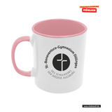 CT Tasse - rosa - St.-Bonaventura-Gymnasium Dillingen - Logo