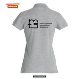 Clique BASIC Polo - Damen - melange - Druck beidseitig - Maria Theresia Gymnasium Augsburg