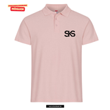 Clique BASIC Polo - Herren - Candy Pink - beidseitig bedruckt - Städtische Sekundarschule Straelen