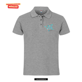 Clique BASIC Polo - Herren - grau meliert - beidseitig bedruckt - Büchen Friedegart Belusa GS