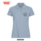 Clique BASIC Polo - Damen - soft blau - Echterdingen Zeppelinschule