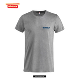 Clique Basic - T - Herren - melange - beidseitig bedruckt - V1 - St. Bonaventura Dillingen Gymnasium