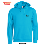 BASIC Hoody - Kinder - turquoise - Druck beidseitig - Königs Wusterhausen Marie-und Hermann-Schmidt Schule