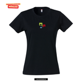 Clique BASIC T - Damen - schwarz - beidseitig bedruckt - Oskar-Schwenk-Schule
