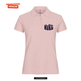 Clique BASIC Polo - Damen - candy pink - Druck beidseitig - Nikolaus-von-Kues Gymnasium