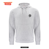 BASIC Hoody - Unisex - asche - Druck beidseitig - einfarbig - Gebrüder-Montgolfier-Gymnasium Berlin