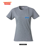 Clique BASIC T- Damen - Melange - beidseitig bedruckt - V2 - St. Bonaventura Dillingen Gymnasium