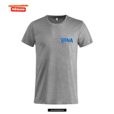 Clique Basic - T - Herren - melange - beidseitig bedruckt - V2 - St. Bonaventura Dillingen Gymnasium