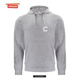BASIC Hoody - Kinder - grau - Druck beidseitig - Aspach Conrad-Weiser-Schule