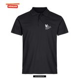 Clique BASIC Polo - Herren - schwarz - beidseitig bedruckt - Königs Wusterhausen Marie-und Hermann-Schmidt Schule