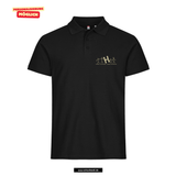 Clique BASIC Polo - Herren - schwarz - beidseitig bedruckt - Holbein Gymnasium Augsburg