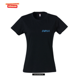 Clique BASIC T- Damen - schwarz - beidseitig bedruckt - V3 - St. Bonaventura Dillingen Gymnasium