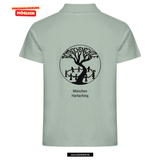 Clique BASIC Polo - Herren - sage green - beidseitig bedruckt - Rotbuchenschule München