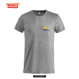 Clique Basic - T - Herren - grau meliert - beidseitig bedruckt - Steinmühle Marburg