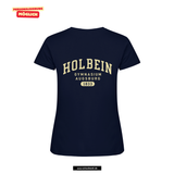 Clique BASIC Polo - Damen - dark navy - Druck beidseitig - Holbein Gymnasium Augsburg