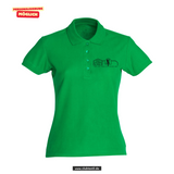 Clique BASIC Polo - Damen - apple green - beidseitig bedruckt - Adolf-Clarenbach Schule Neuss