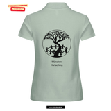 Clique BASIC Polo - Damen - sage green  - Druck beidseitig - Rotbuchenschule München