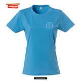 Clique BASIC T - Damen - turquoise - beidseitig bedruckt - Oldenburg Grundschule Dietrichsfeld