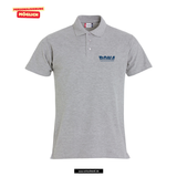 Clique BASIC Polo - Herren - melange - Druck beidseitig - V1 - St. Bonaventura Dillingen Gymnasium