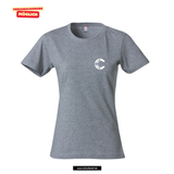 Clique BASIC T - Damen - grau - beidseitig bedruckt - Aspach Conrad-Weiser-Schule