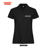 Clique BASIC Polo - Damen - schwarz - Druck beidseitig - Anna Zillken Berufskolleg Dortmund
