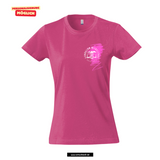 Clique BASIC T - Damen - pink - beidseitig bedruckt - Michelstadt Gymnasium