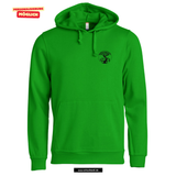 BASIC Hoody - Kinder - apple green - Druck beidseitig - Rotbuchenschule München