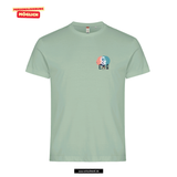 Clique Basic - T - Herren - sage green - beidseitig bedruckt - Ernst-Abbe-Gymnasium Jena