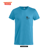 Clique Basic - T - Herren - turquoise - beidseitig bedruckt - Königs Wusterhausen Marie-und Hermann-Schmidt Schule