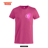 Clique Basic - T - Herren - pink - beidseitig bedruckt - Michelstadt Gymnasium