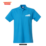 Clique BASIC Polo - Herren - turquoise -  Gottlieb-Daimler-Schule Ludwigsfelde