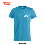 Clique Basic - T - Herren - turquoise- beidseitig bedruckt - Gottlieb-Daimler-Schule Ludwigsfelde