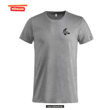 Clique Basic - T - Herren - grey melange - beidseitig bedruckt - Oberschule Braunlage