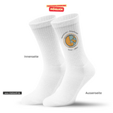 CT Tennissocken - weiß/weiß/bunt - Glonntal Realschule Logo
