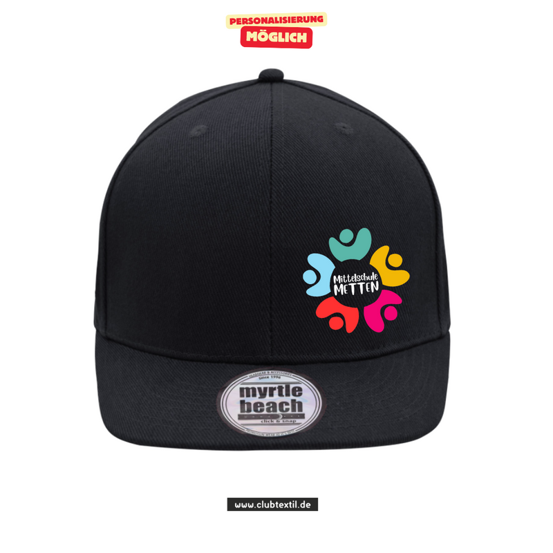 CT 6 Panel Cap - Mittelschule Metten - Logo bunt