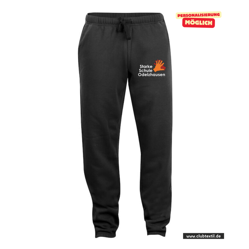 Clique BASIC Pants - Kinder - schwarz - Starke Schule Odelzhausen - Logo