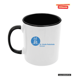 CT Tasse - schwarz - St. Ursula Realschule Dorsten - Logo