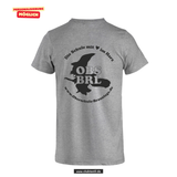 Clique Basic - T - Herren - grey melange - beidseitig bedruckt - Oberschule Braunlage