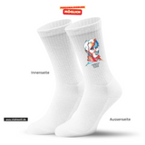 CT Tennissocken - weiß/weiß/Kopf - Humboldtschule Leipzig