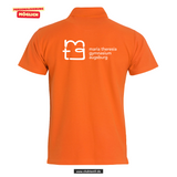 Clique BASIC Polo - Herren - blutorange - Druck beidseitig - Maria Theresia Gymnasium Augsburg