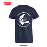 Clique Basic - T - Herren -dark navy - beidseitig bedruckt - Oberschule Braunlage
