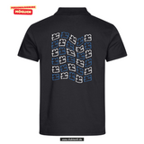 Clique BASIC Polo - Herren - schwarz - Druck beidseitig - back print - Maria Theresia Gymnasium Augsburg