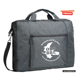 Clique PRESTIGE Briefcase - Laptoptasche - Oberschule Braunlage - Logo Schatten weiß
