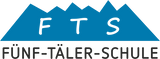 CT Emailletasse - weiß - 5-Täler-Schule - Logo bunt