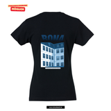 Clique BASIC T- Damen - schwarz - beidseitig bedruckt - V1 - St. Bonaventura Dillingen Gymnasium (Kopie)