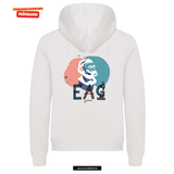 Clique MIAMI Hoody - Unisex - soft weiß - beidseitig bedruckt - Ernst-Abbe-Gymnasium Jena